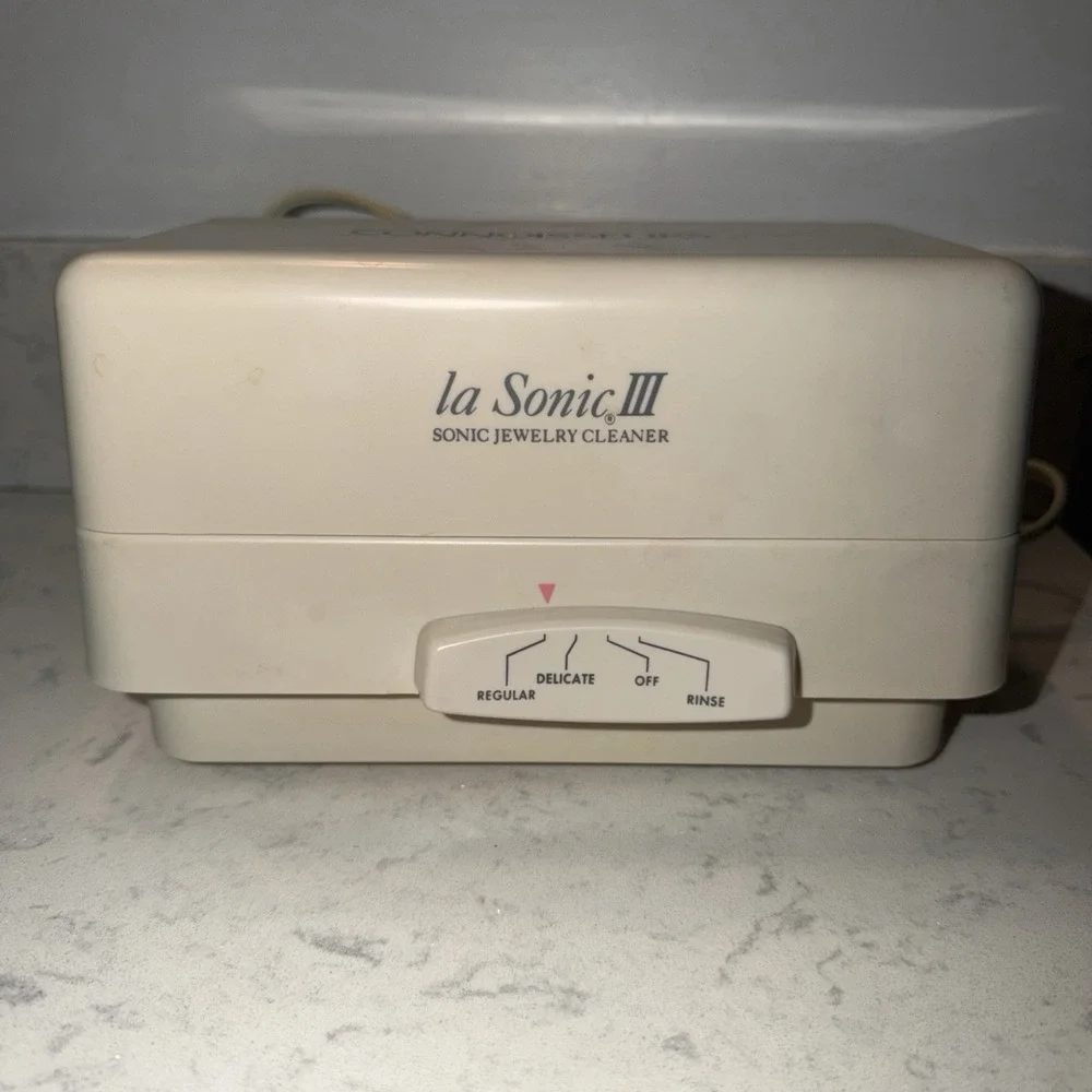 Connoisseurs La Sonic III Tank Sonic Jewelry Cleaner Model 1 Conx